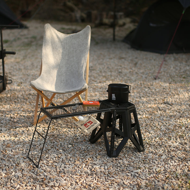 STOOL SET : BLACK